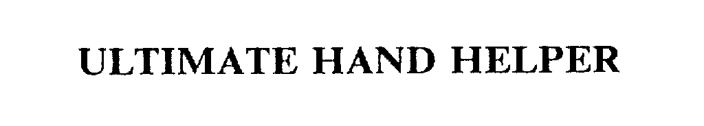  ULTIMATE HAND HELPER