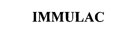 Trademark Logo IMMULAC