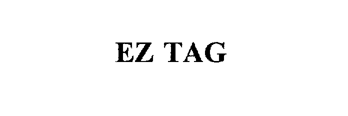 Trademark Logo EZ TAG
