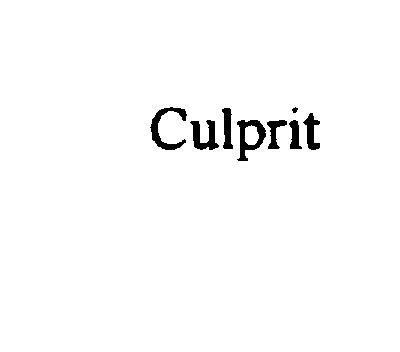 Trademark Logo CULPRIT