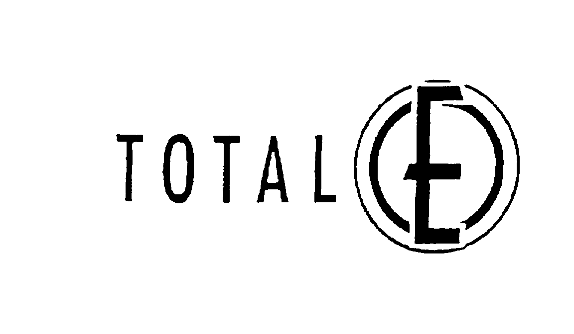 Trademark Logo TOTAL E