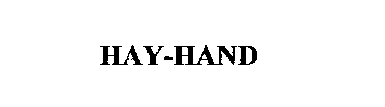  HAY-HAND