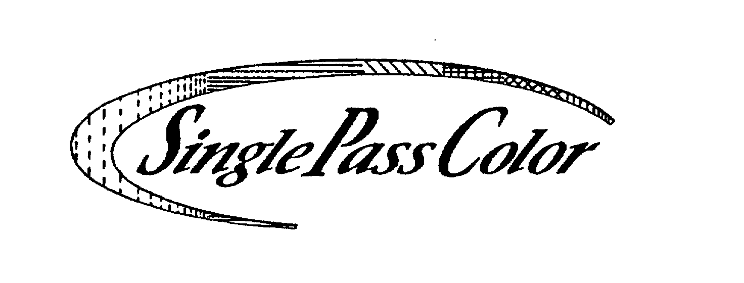 Trademark Logo SINGLE PASS COLOR