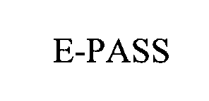 Trademark Logo E-PASS