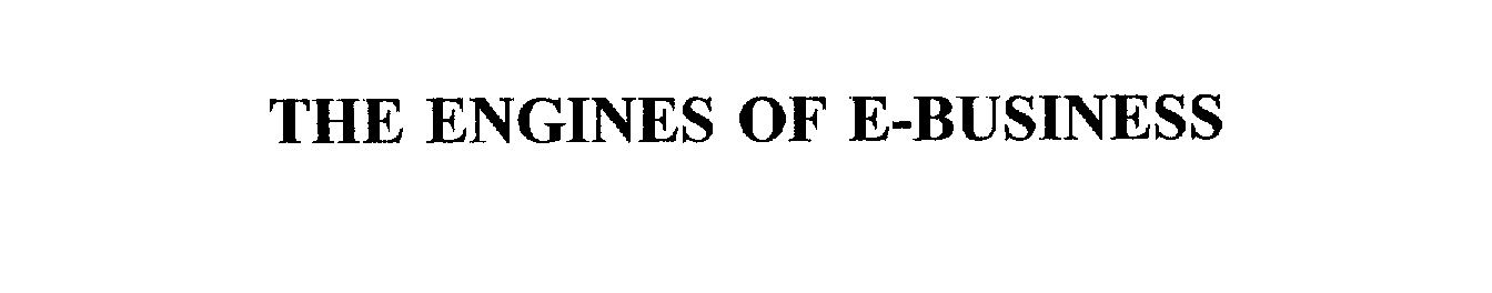 Trademark Logo THE ENGINES OF E-BUSINESS