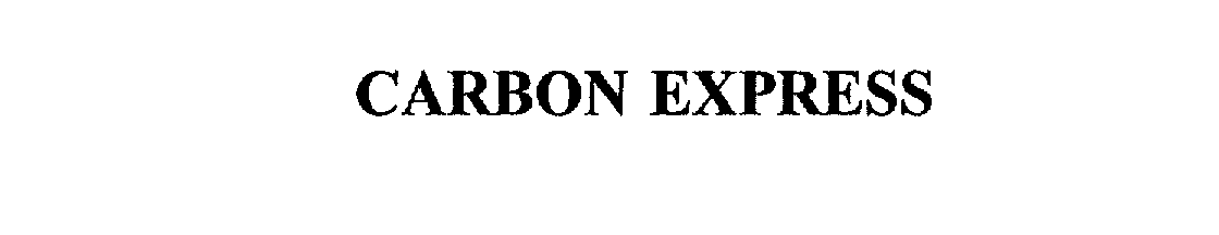 Trademark Logo CARBON EXPRESS