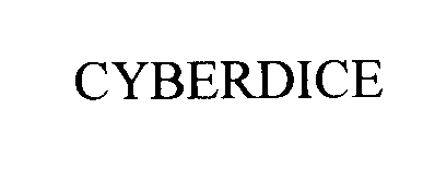 Trademark Logo CYBERDICE