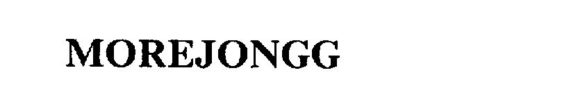 Trademark Logo MOREJONGG