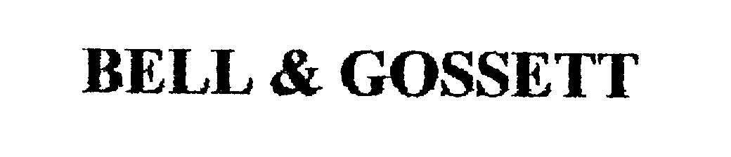 Trademark Logo BELL & GOSSETT