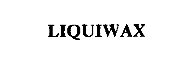 Trademark Logo LIQUIWAX