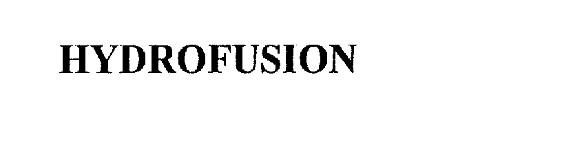 Trademark Logo HYDROFUSION