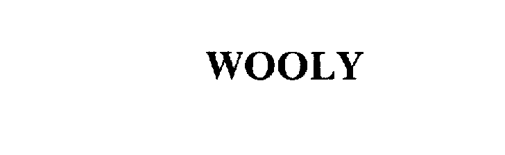 Trademark Logo WOOLY