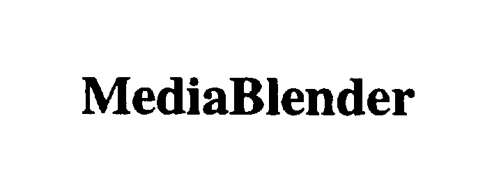 Trademark Logo MEDIABLENDER