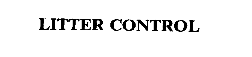 Trademark Logo LITTER CONTROL