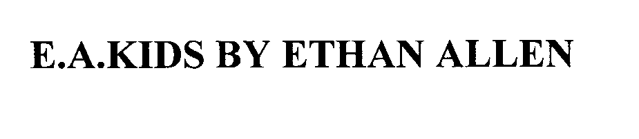  E.A.KIDS BY ETHAN ALLEN