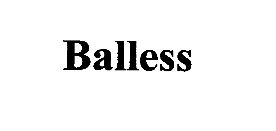 Trademark Logo BALLESS