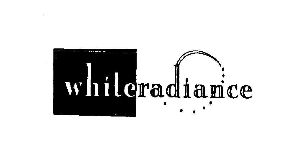 Trademark Logo WHITE RADIANCE