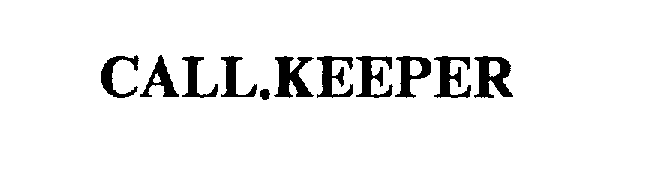Trademark Logo CALL.KEEPER