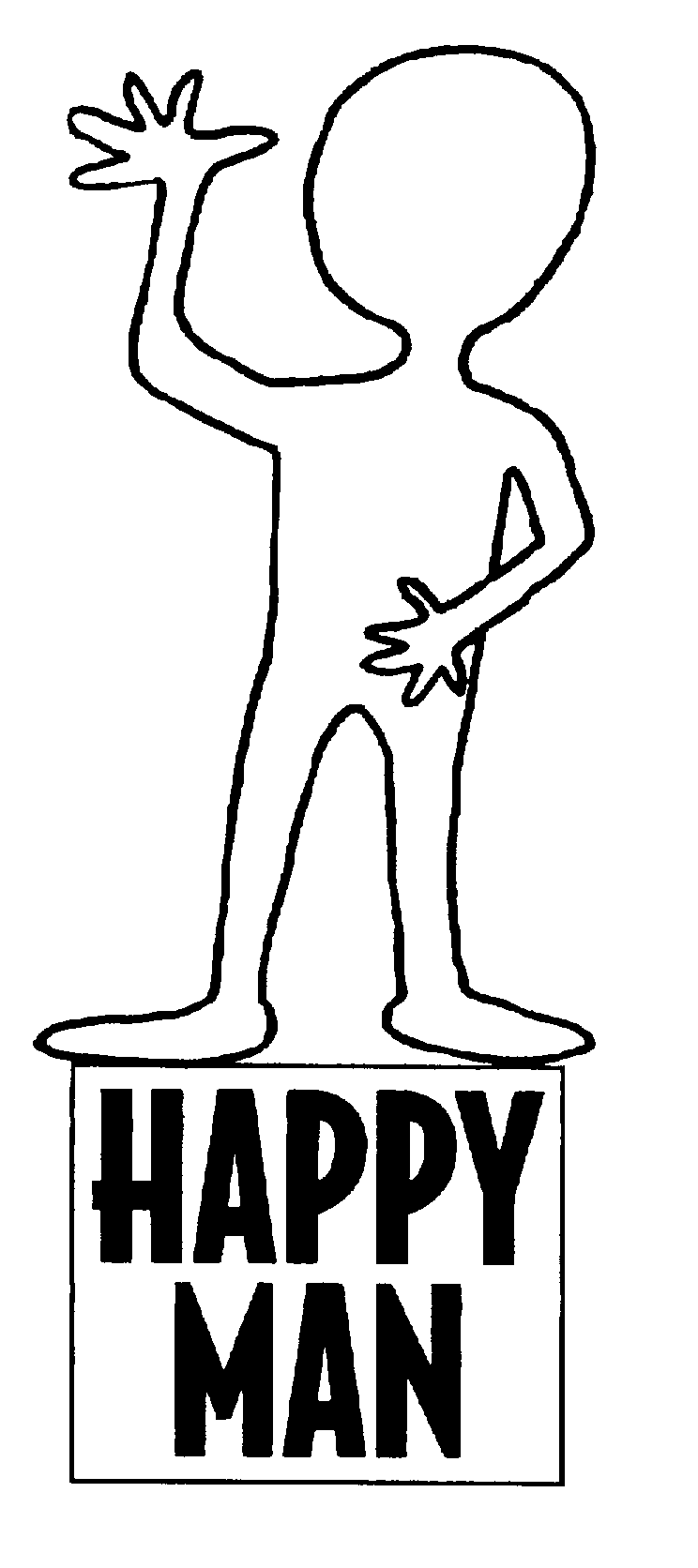 Trademark Logo HAPPY MAN