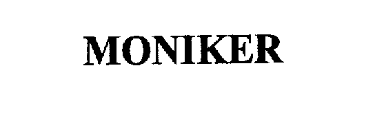 Trademark Logo MONIKER