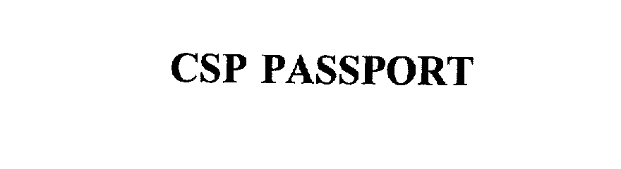  CSP PASSPORT