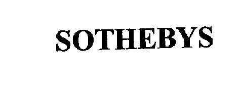 Trademark Logo SOTHEBYS