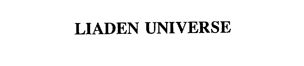 Trademark Logo LIADEN UNIVERSE