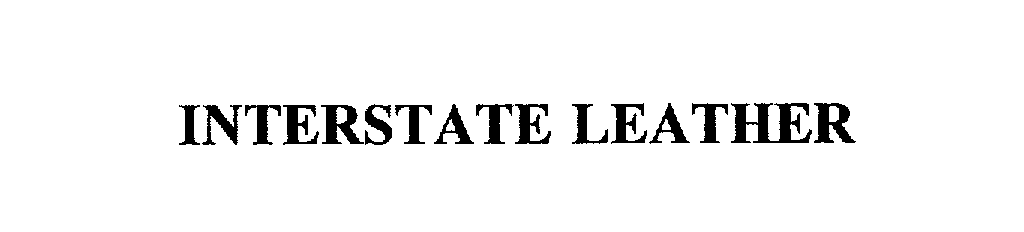 Trademark Logo INTERSTATE LEATHER