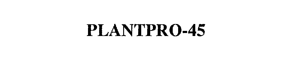 Trademark Logo PLANTPRO-45
