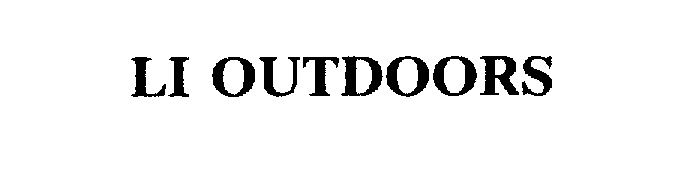 Trademark Logo LI OUTDOORS