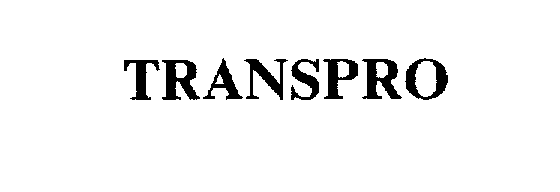 Trademark Logo TRANSPRO