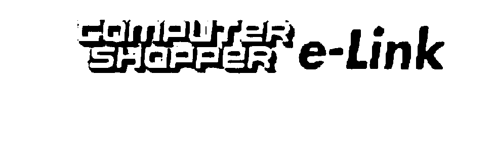 Trademark Logo COMPUTER SHOPPER E-LINK