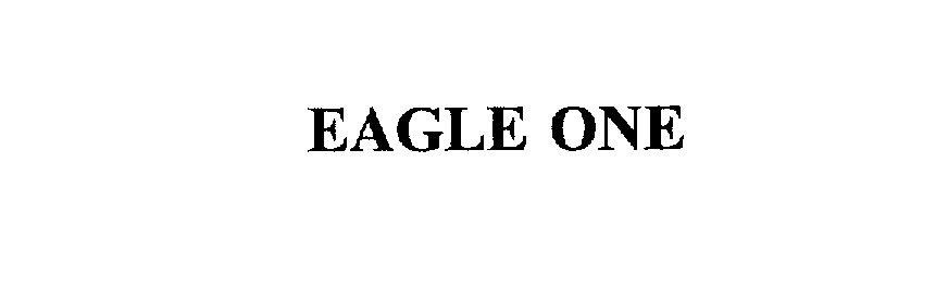 Trademark Logo EAGLE ONE