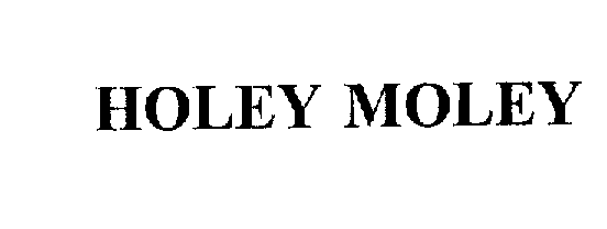 Trademark Logo HOLEY MOLEY