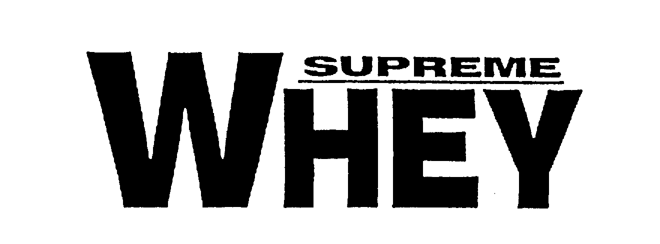 Trademark Logo WHEY SUPREME