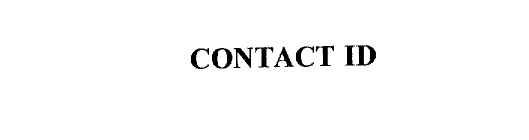 CONTACT ID