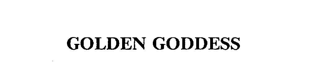 Trademark Logo GOLDEN GODDESS