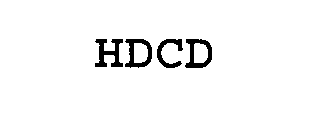 Trademark Logo HDCD
