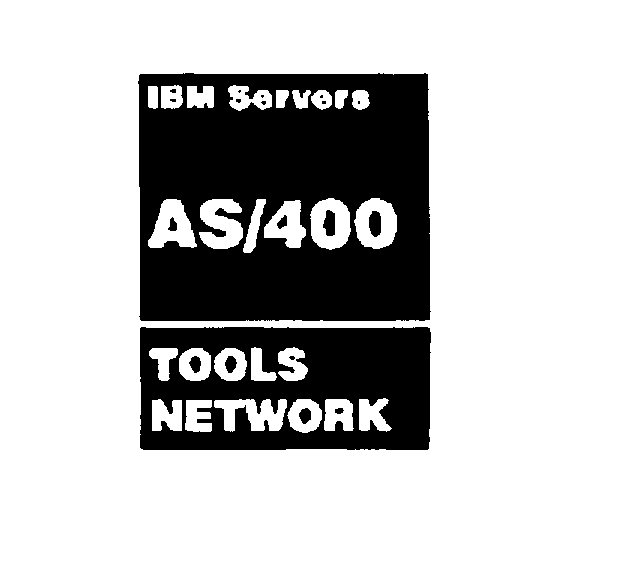 Trademark Logo IBM SERVERS AS/400 TOOLS NETWORK