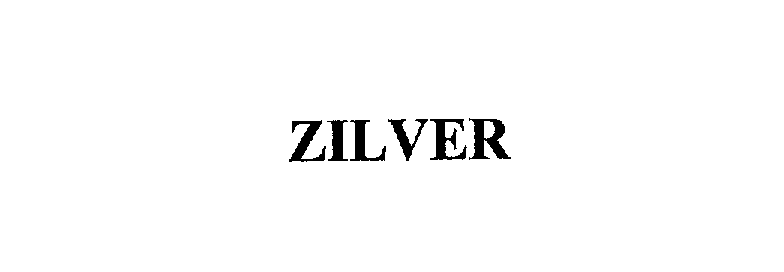 Trademark Logo ZILVER