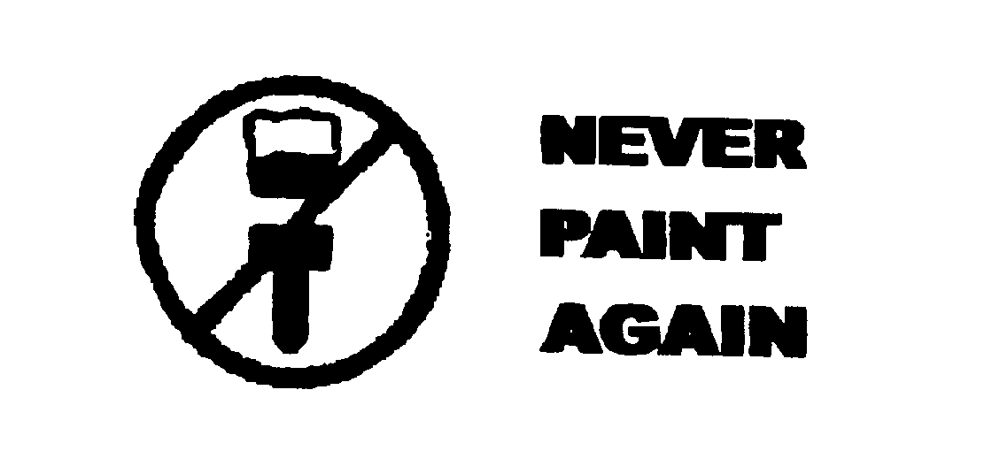 NEVER PAINT AGAIN