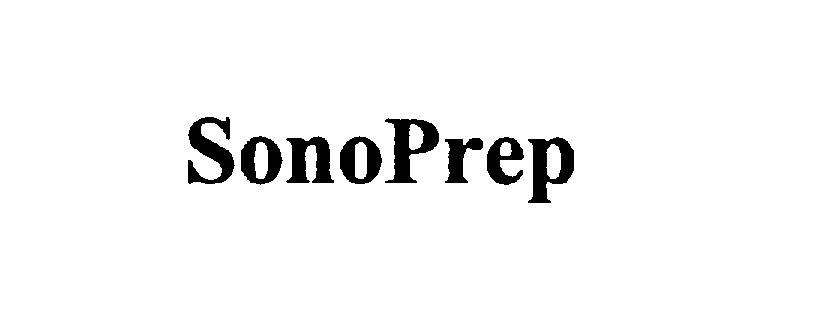 Trademark Logo SONOPREP