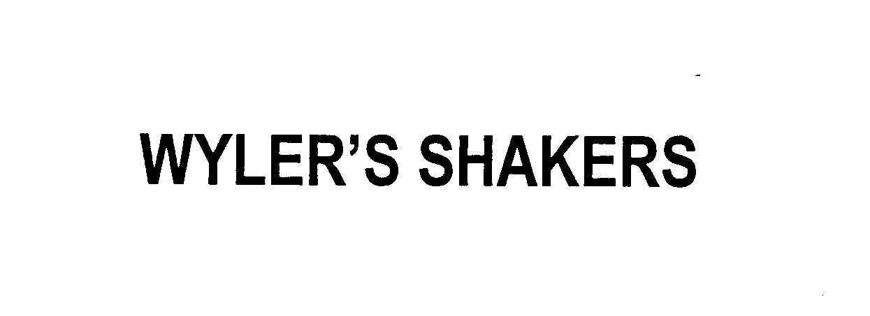  WYLER'S SHAKERS