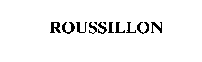 Trademark Logo ROUSSILLON