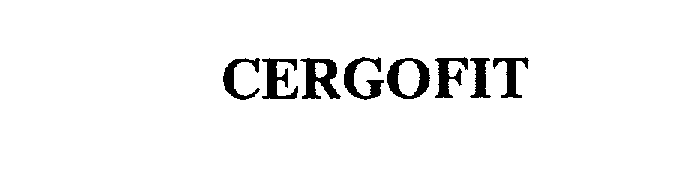 Trademark Logo CERGOFIT