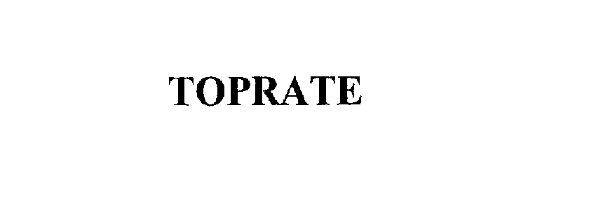 Trademark Logo TOPRATE