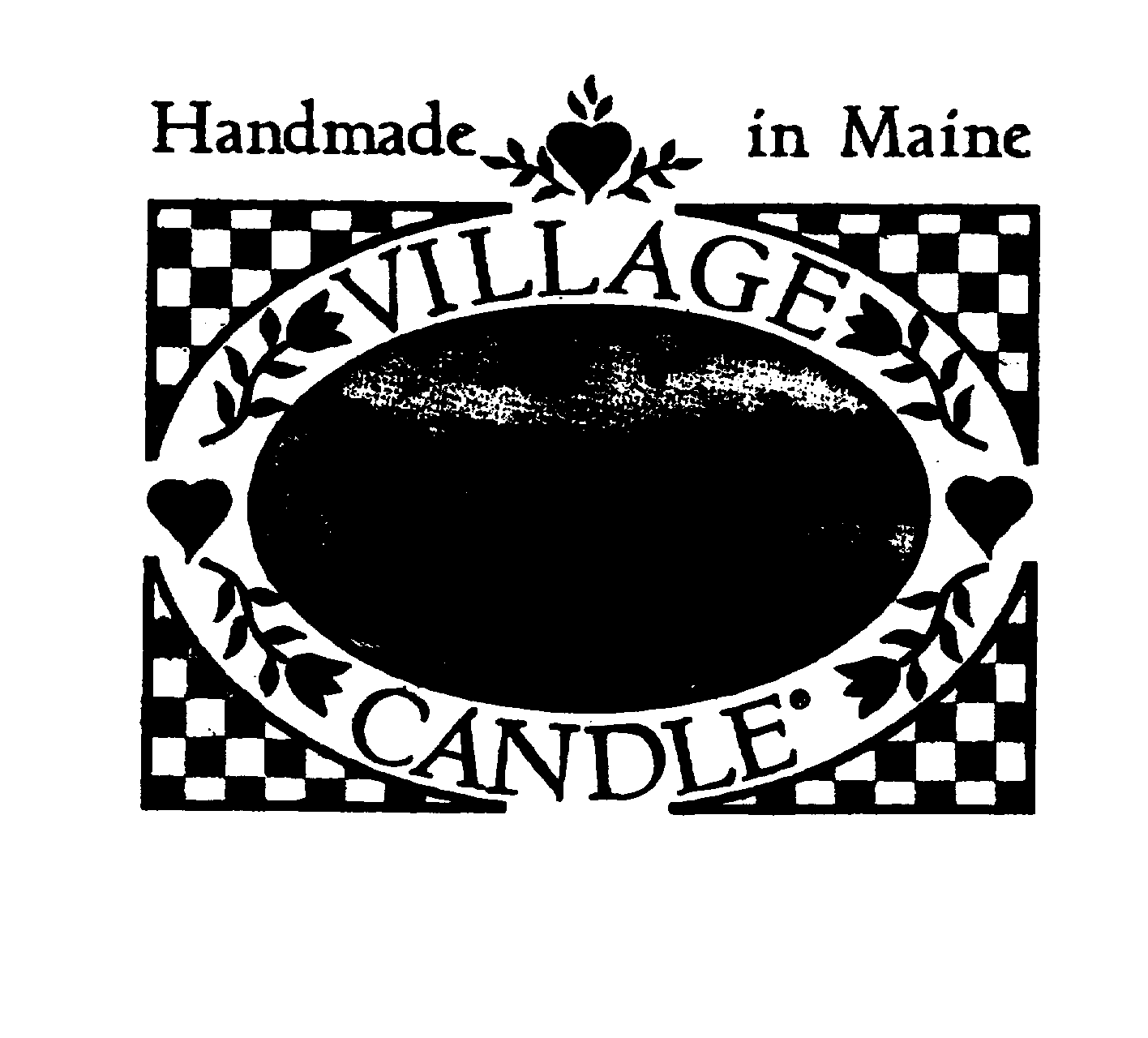 Trademark Logo HANDMADE IN MAINE CANDLE