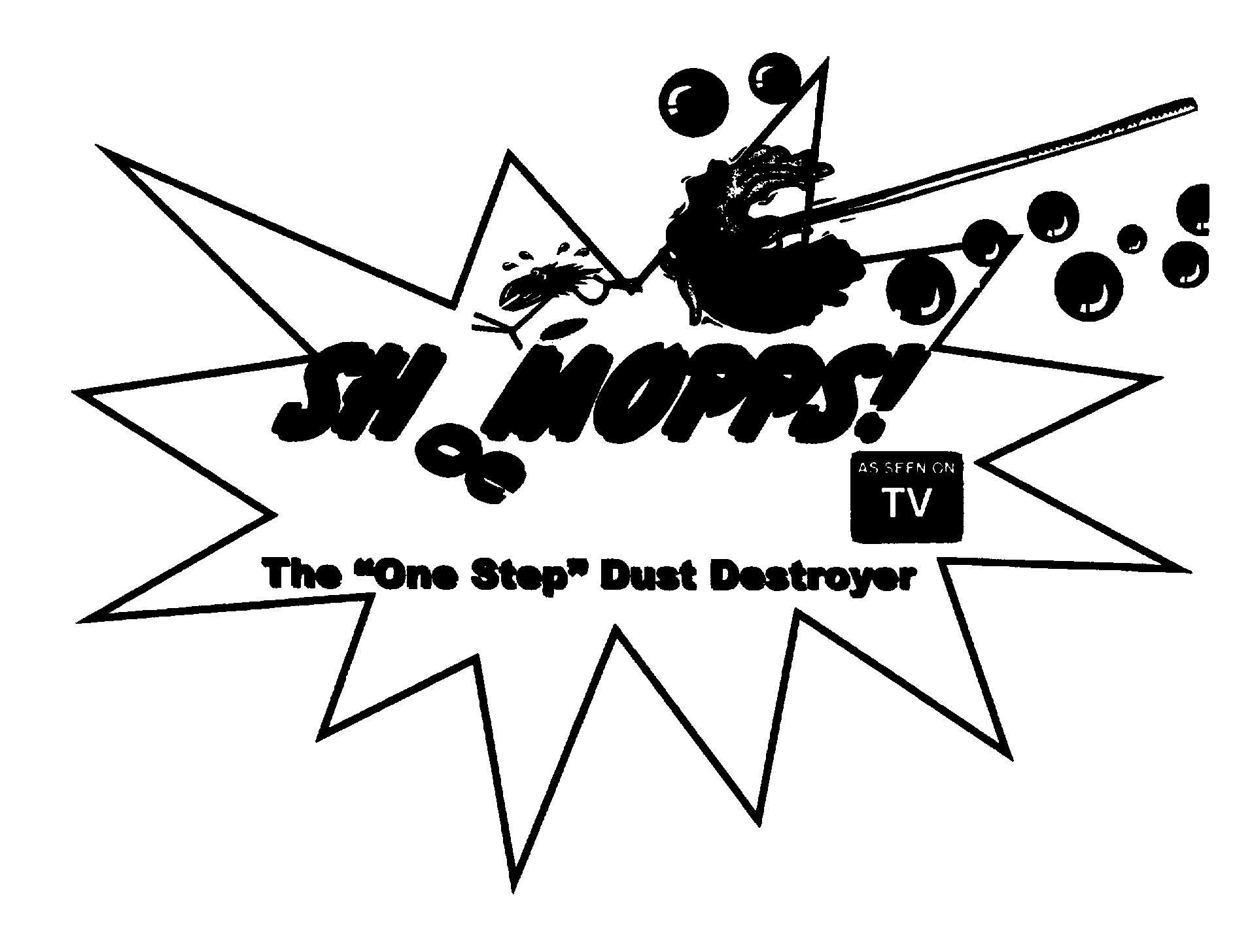  SHOE MOPS! THE "ONE STEP" DUST DESTROYER AS SEEN ON TV
