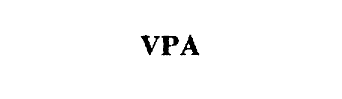 Trademark Logo VPA