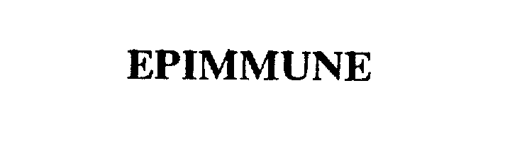  EPIMMUNE